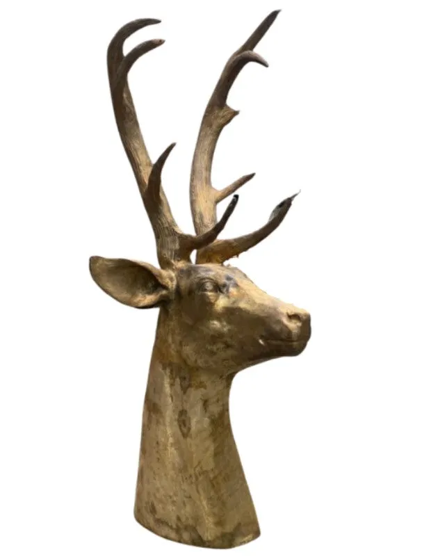 Pair of Deer Stag Heads