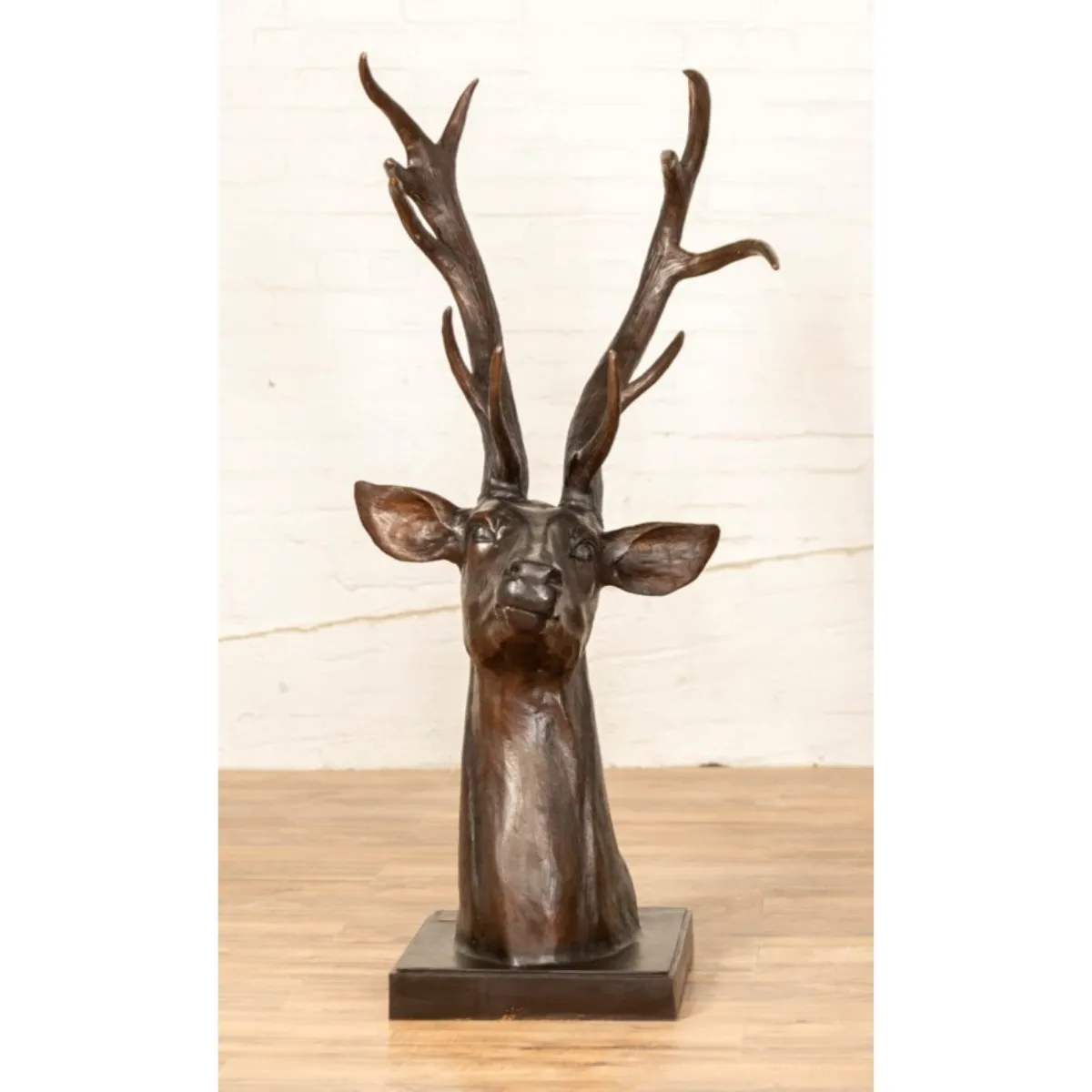 Pair of Deer Stag Heads