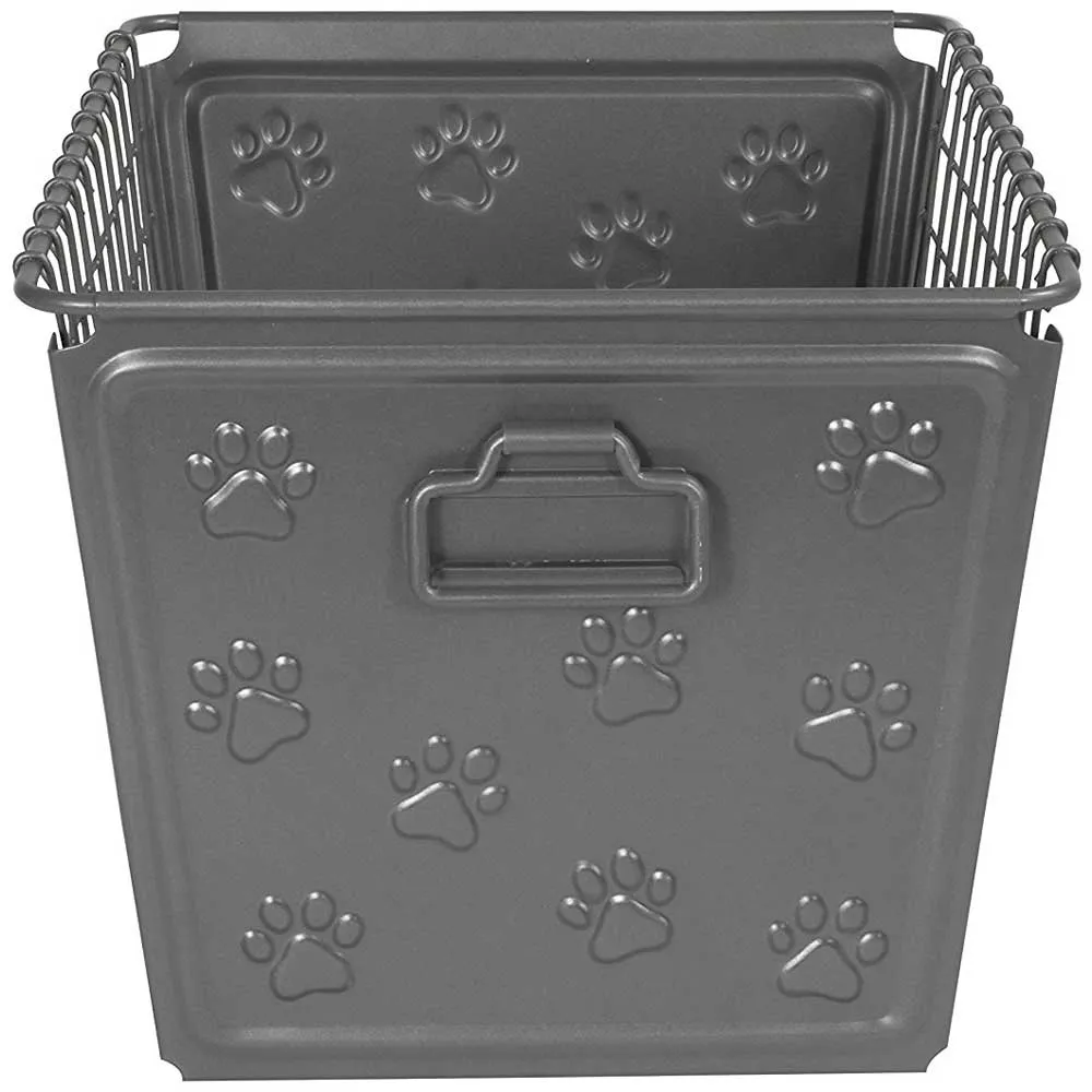 Paw Print Shelf Bin