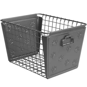 Paw Print Shelf Bin