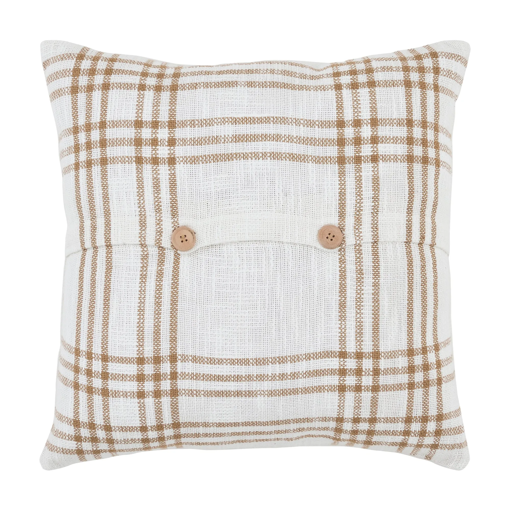 Plaid Fabric Pillow 18x18