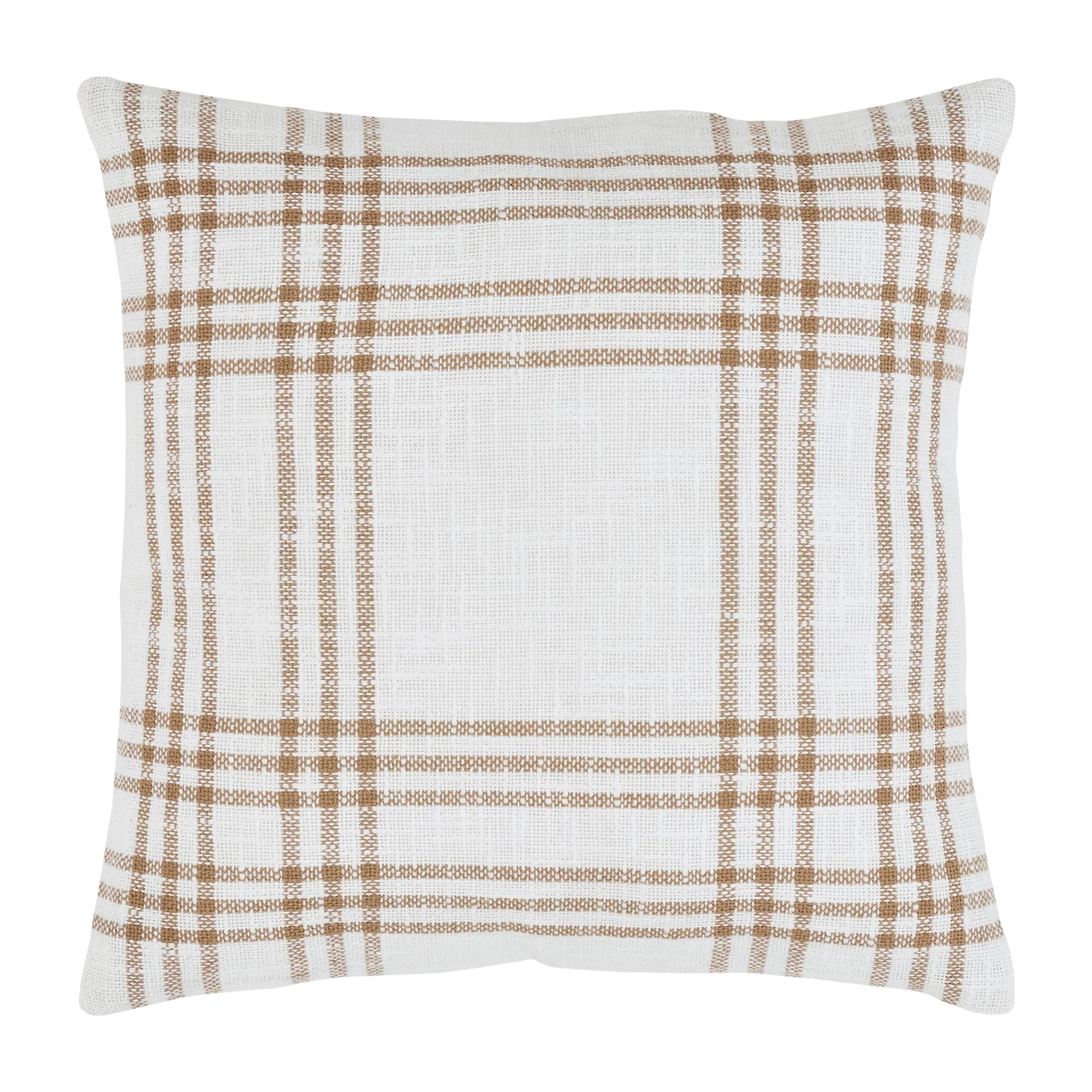 Plaid Fabric Pillow 18x18