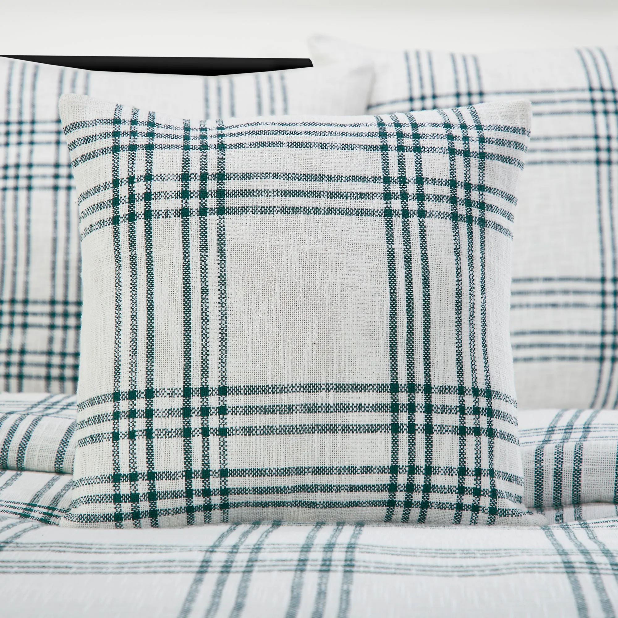 Plaid Fabric Pillow 18x18
