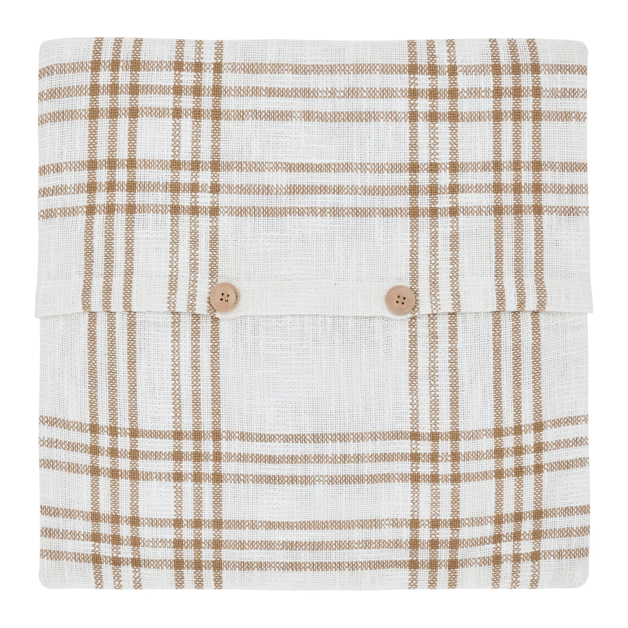 Plaid Fabric Pillow 18x18