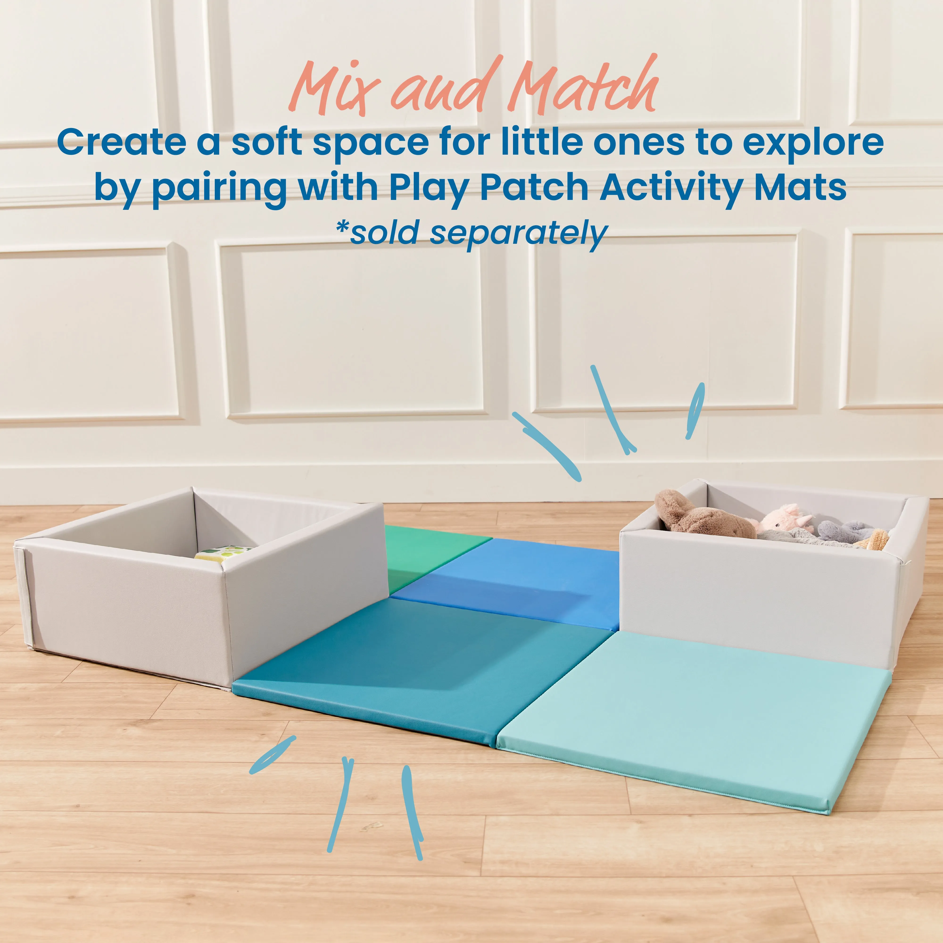 Play Patch Toy Bins, Beginner Playset, 2-Pack