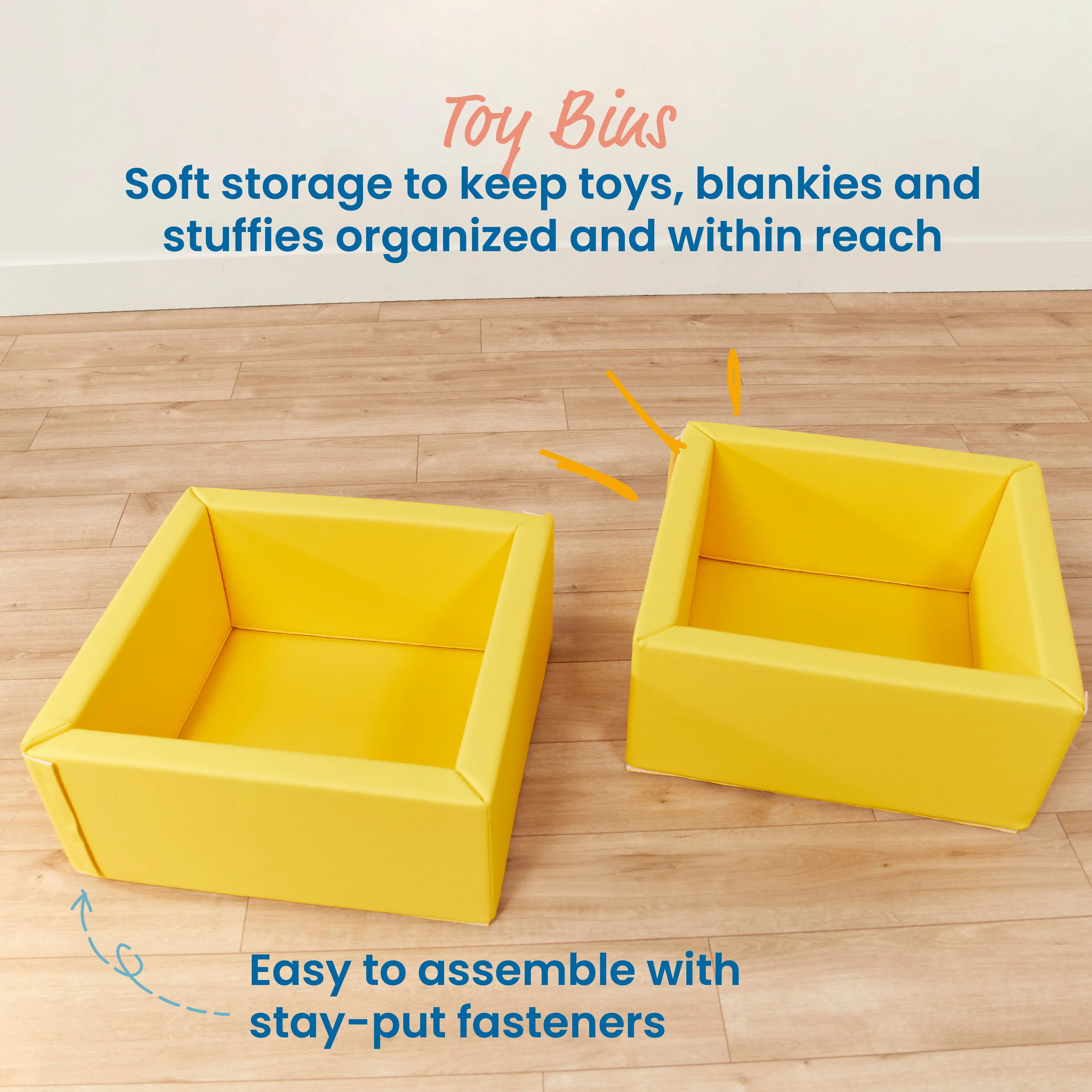 Play Patch Toy Bins, Beginner Playset, 2-Pack
