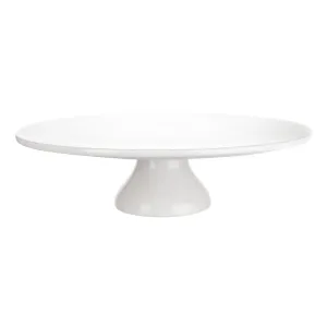 Porcelain Cake Stand 33x9cm White