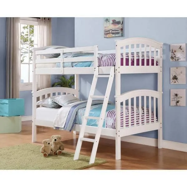 Quinn White Bunk Bed