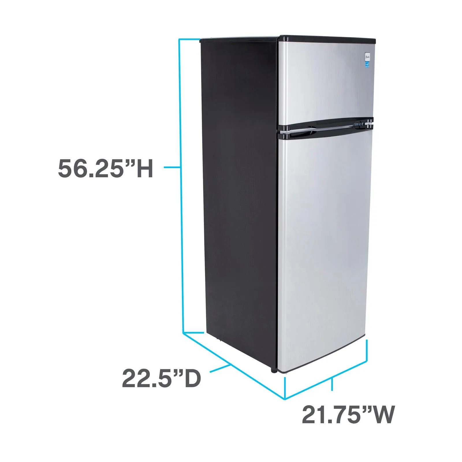RA733B3S Avanti Apartment Refrigerator, 7.3 cu. ft - Stainless Steel / 7.3 cu. ft.