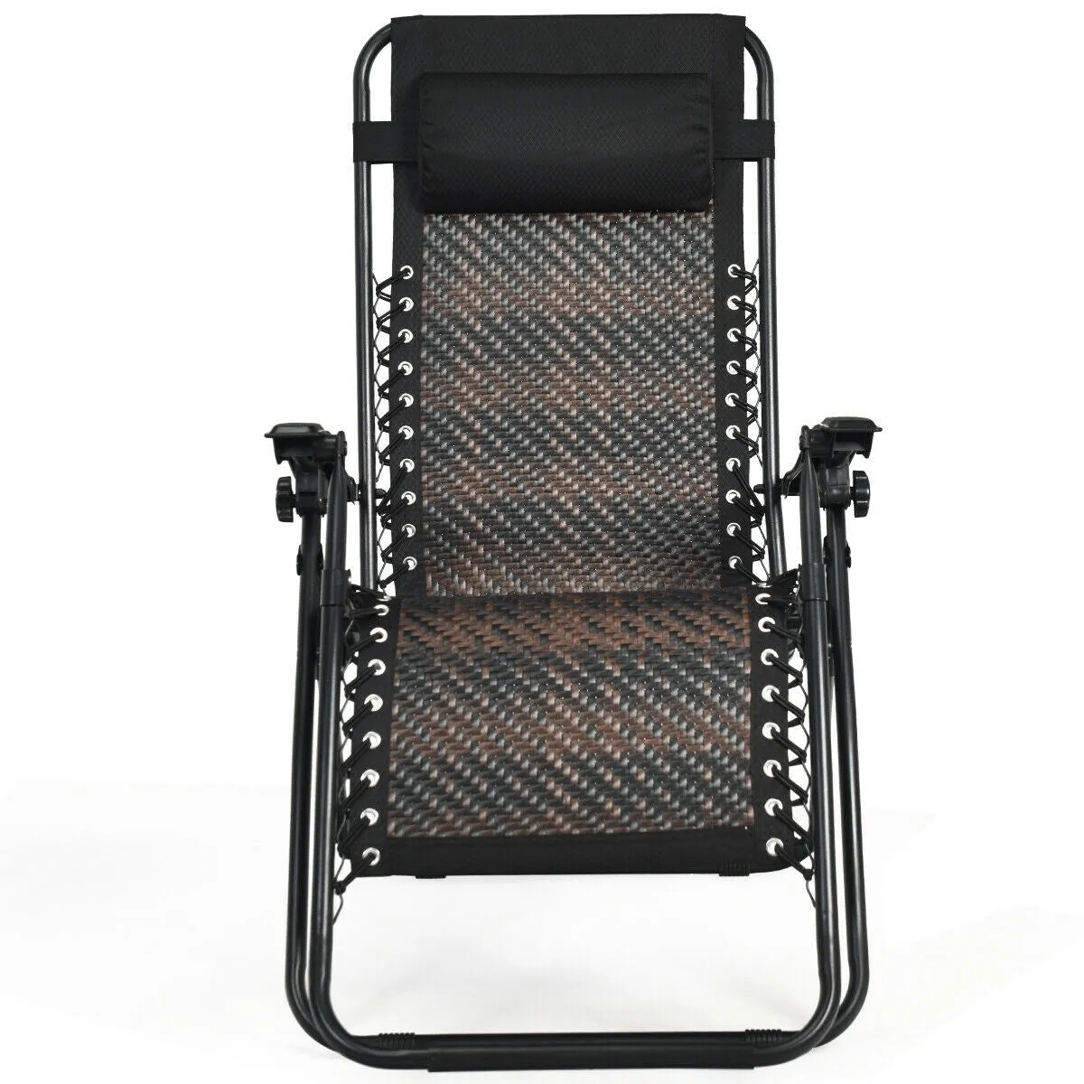 RIVER Rattan Zero Gravity Chair with Pillow