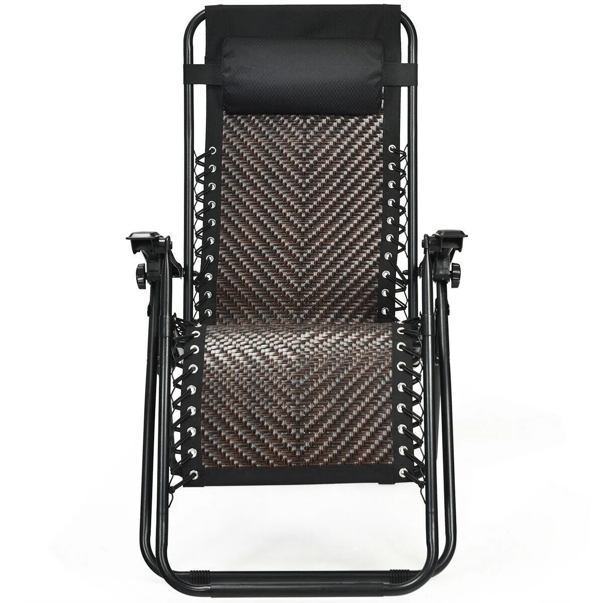 RIVER Rattan Zero Gravity Chair with Pillow