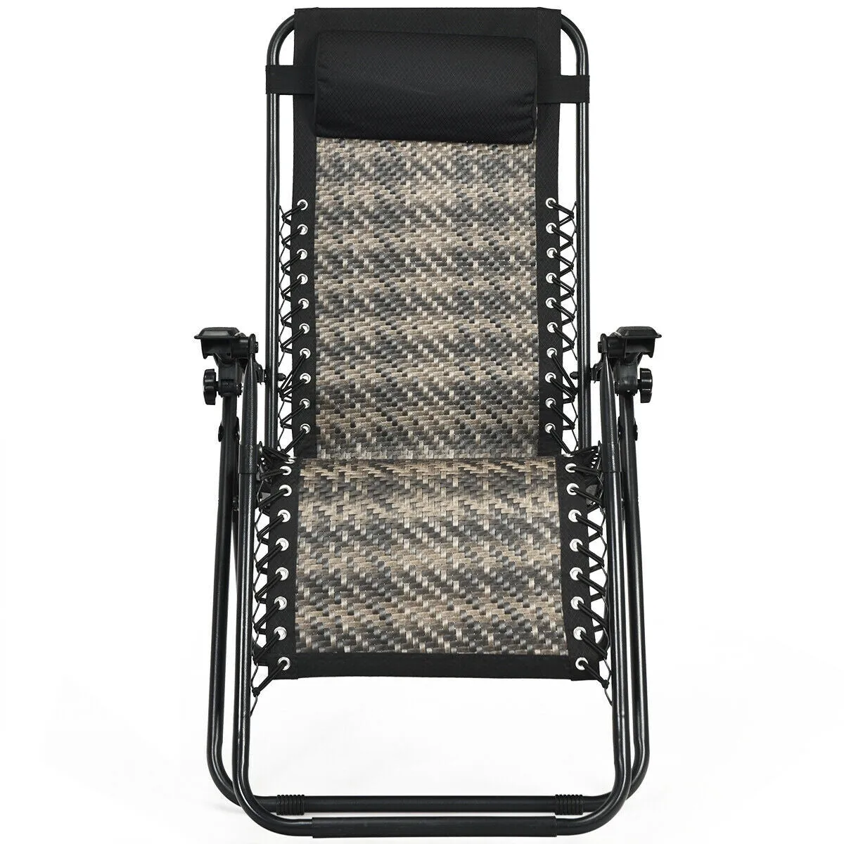 RIVER Rattan Zero Gravity Chair with Pillow