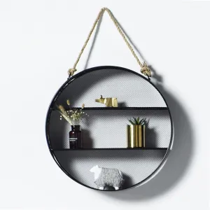 Round Hanging Wall Shelf