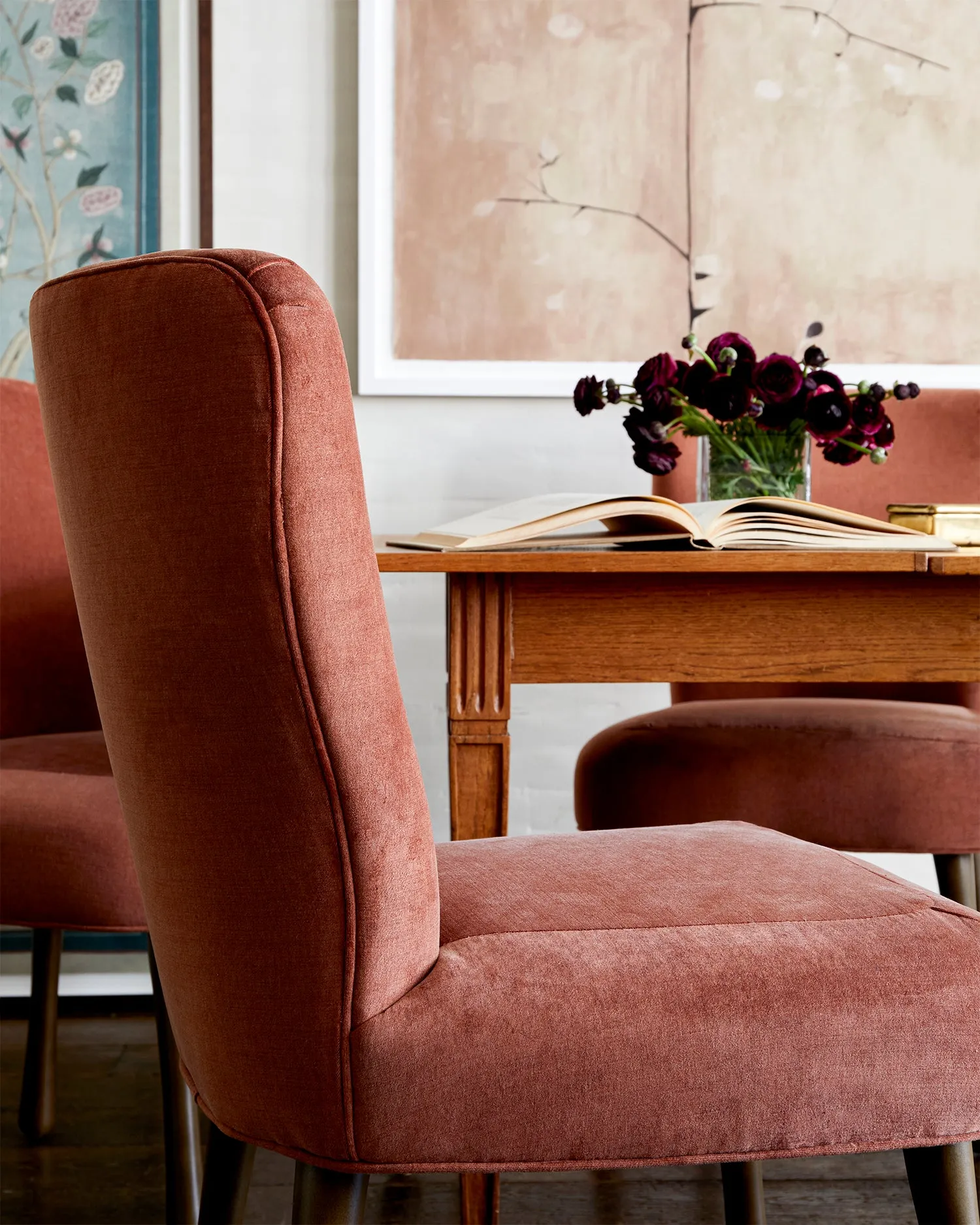 Rozette Dining Chair in Boca Canyon Velvet