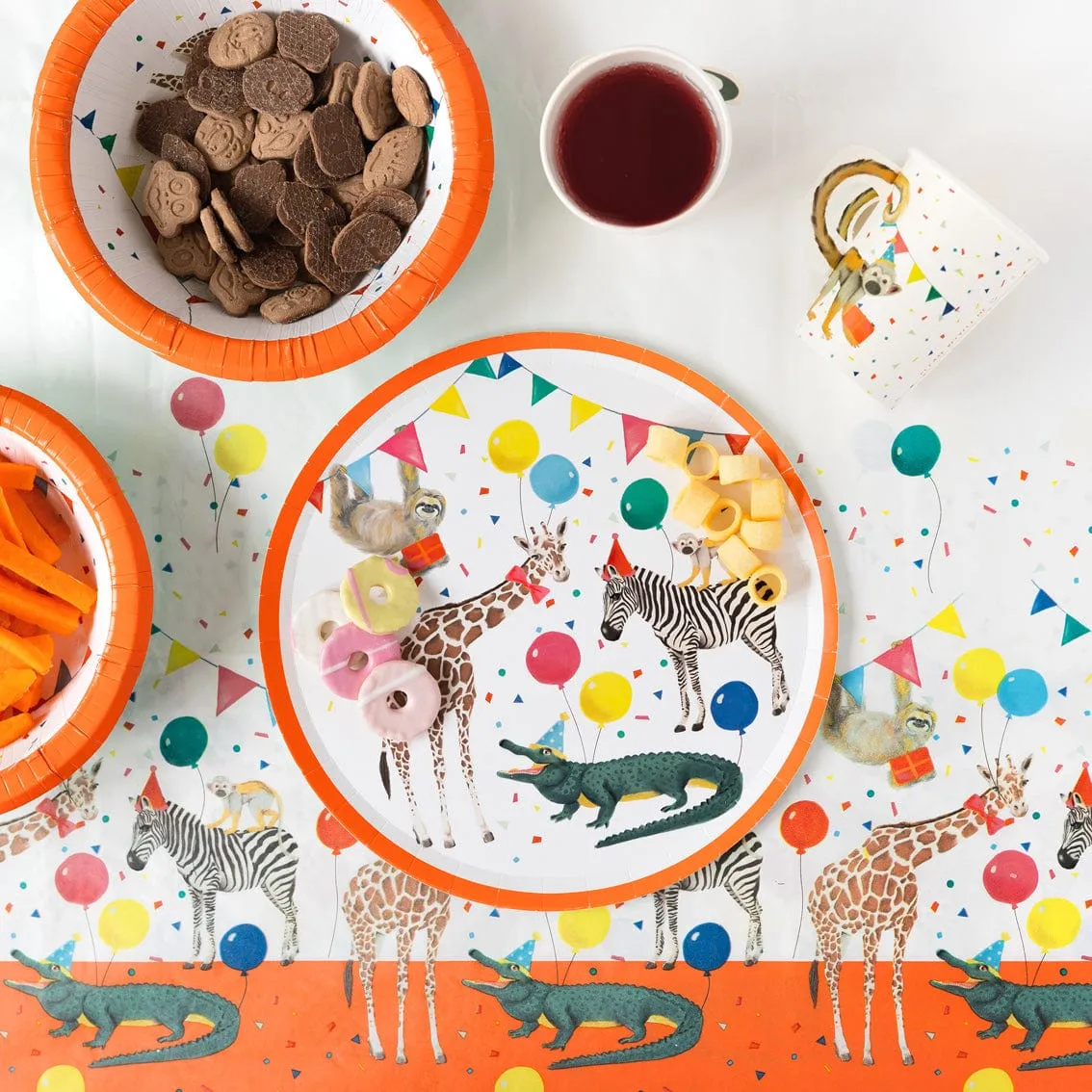 Safari Party Paper Bowls - 8 Pack