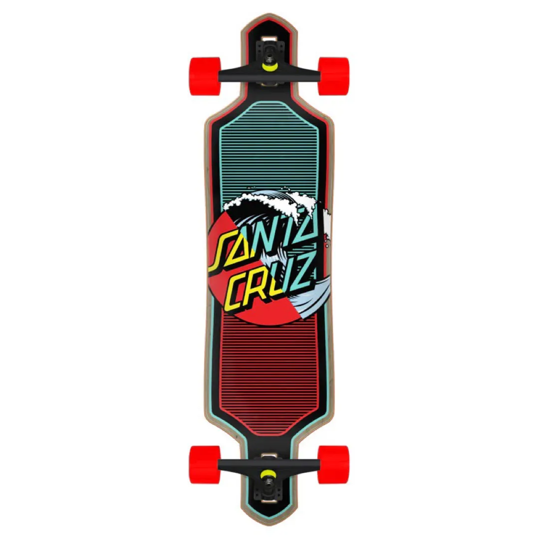 Santa Cruz Wave Dot Splice Drop Through Longboard