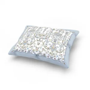 Satin Pillow Toile de Jouy Blue - Atelier Choux x Caitlin Wilson
