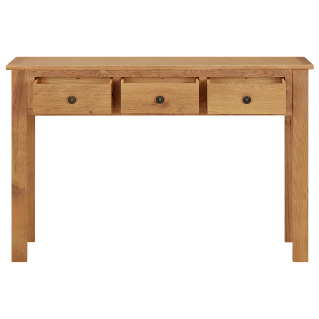 Schminktisch 110x40x75 cm Massivholz Eiche