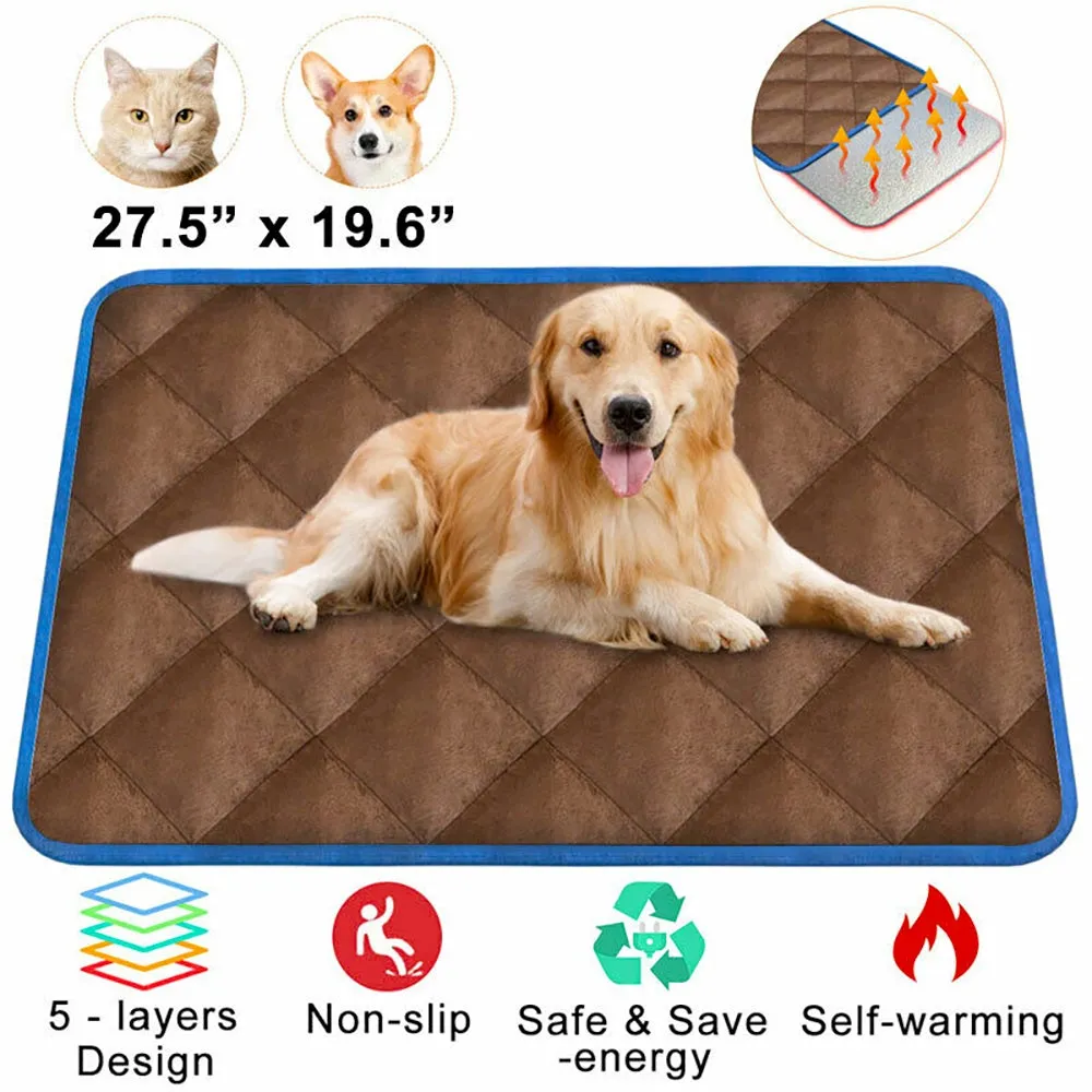 Self Heating Thermal Mattress Bed for Dogs and Cats!