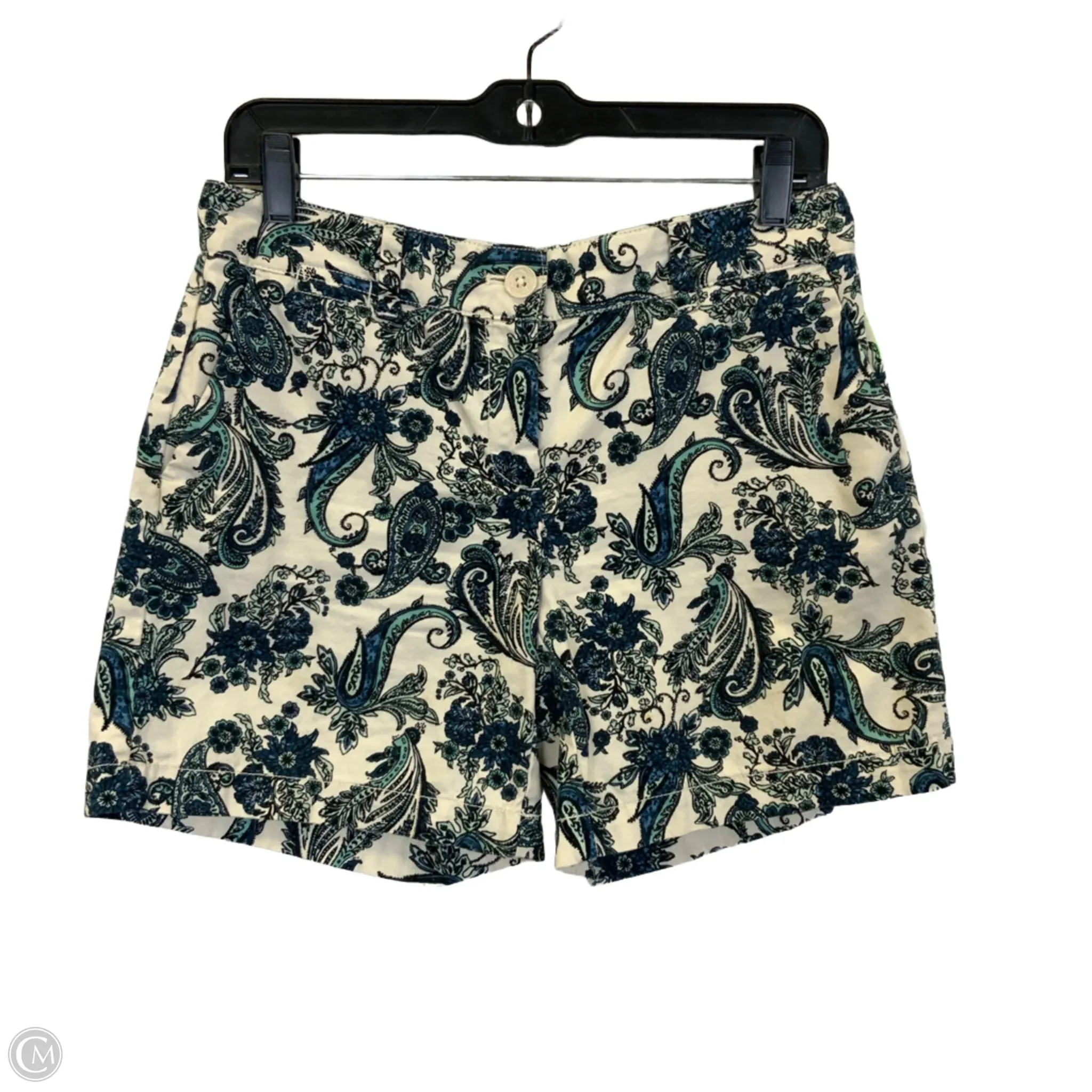 Shorts By Loft In Blue & White, Size: 2