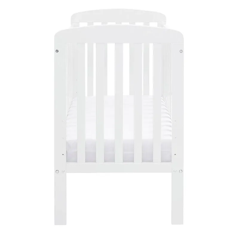 Space Saver Cot on Wheels - White