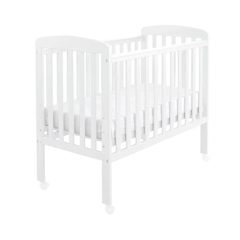 Space Saver Cot on Wheels - White