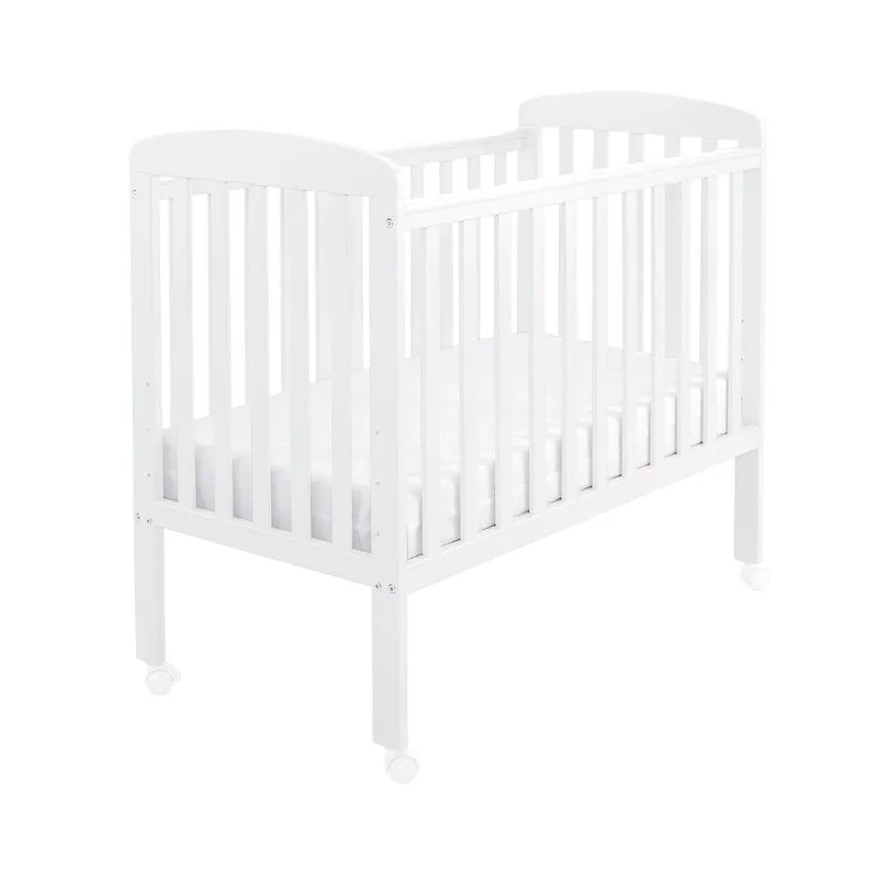 Space Saver Cot on Wheels - White