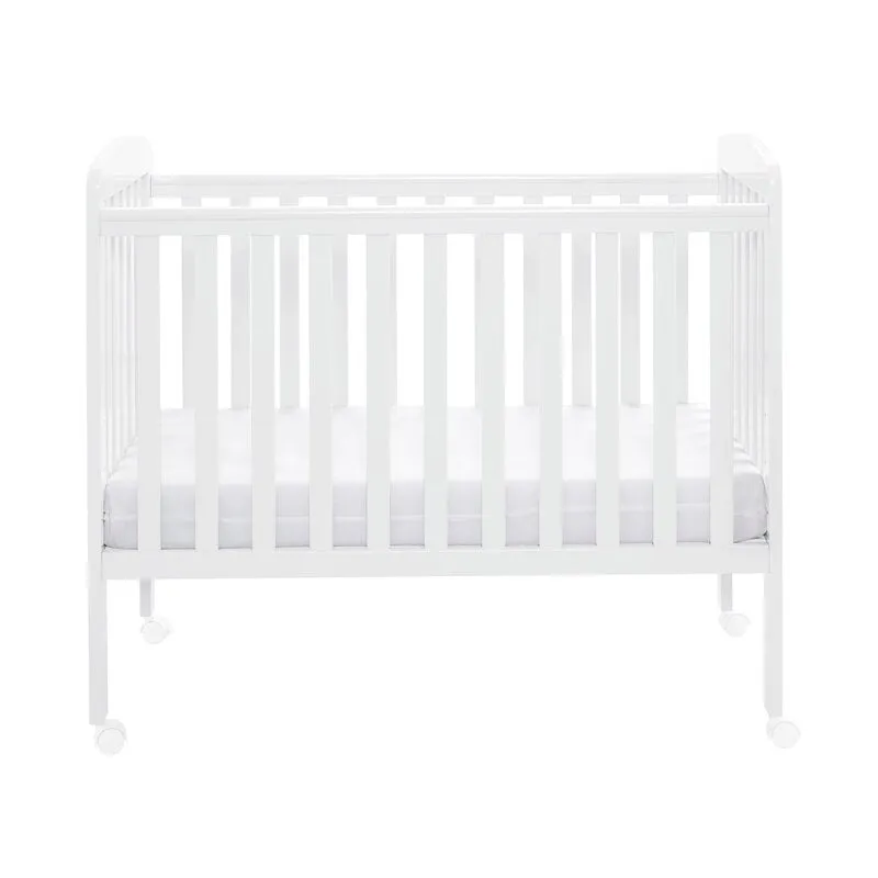 Space Saver Cot on Wheels - White