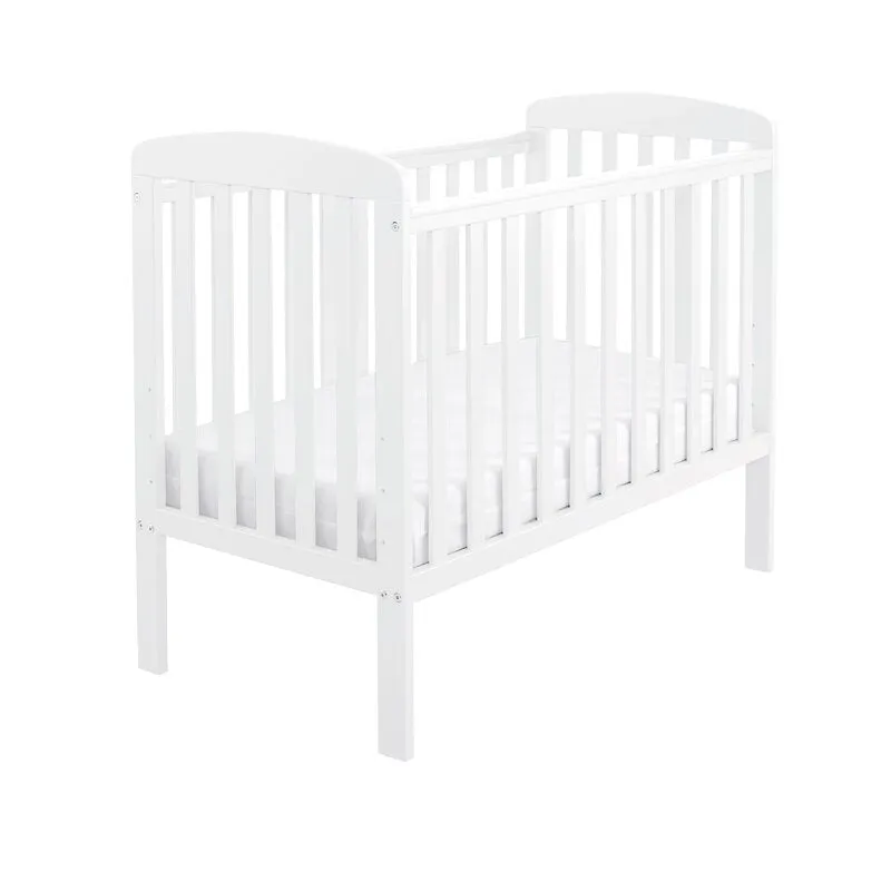 Space Saver Cot on Wheels - White