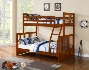 Splittable Honey Solid wood Twin/Double Bunkbed