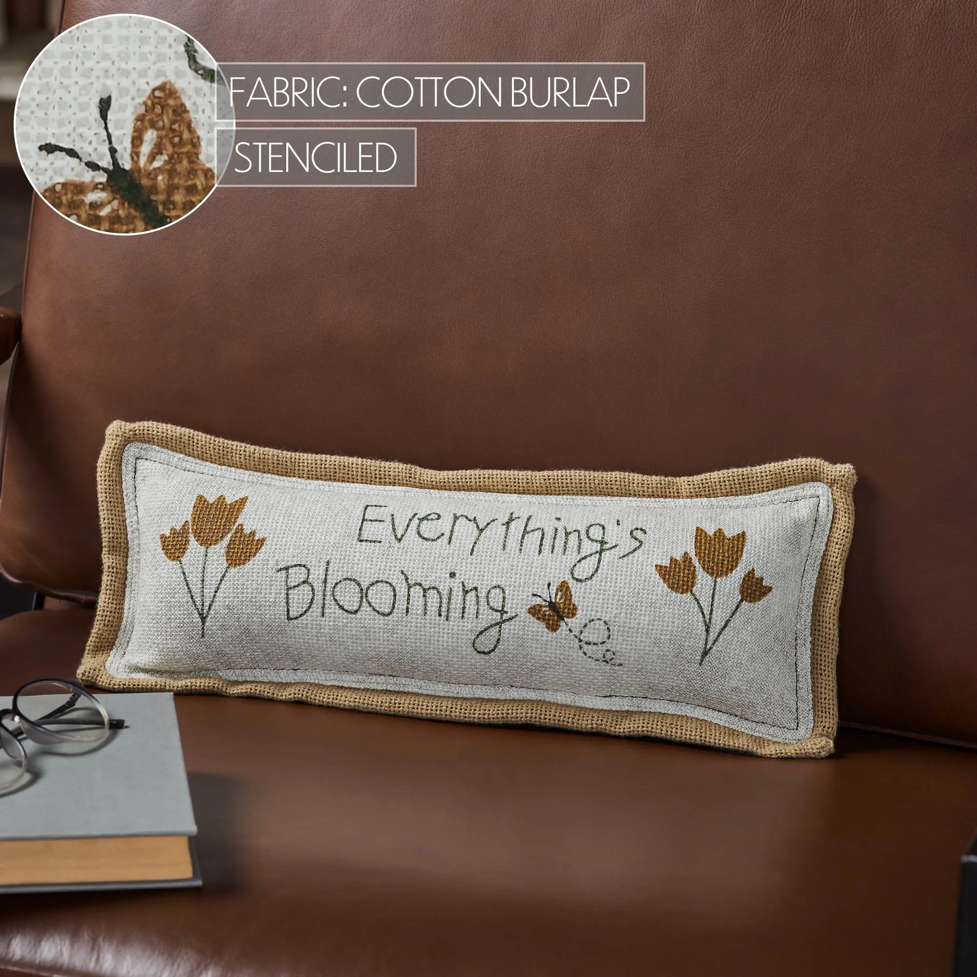 Spring In Bloom Everything's Blooming Pillow 5x15