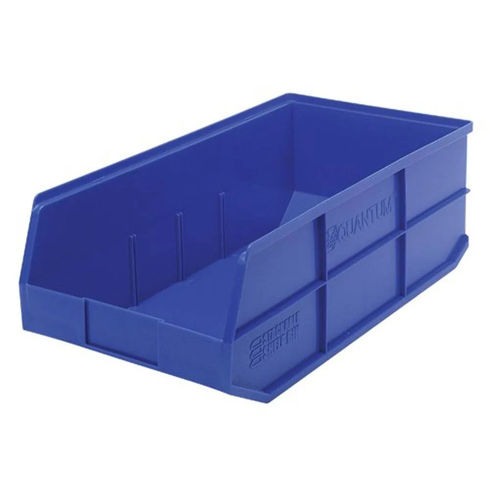 Stackable Shelf Bins 11"W x 20-1/2"L (6 Pack)