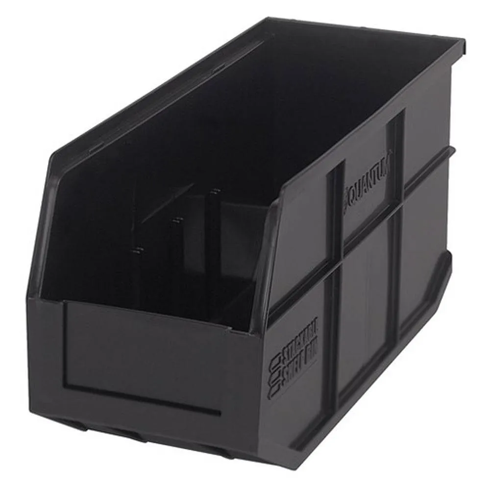 Stackable Shelf Bins 6"W x 14"L (6 Pack)