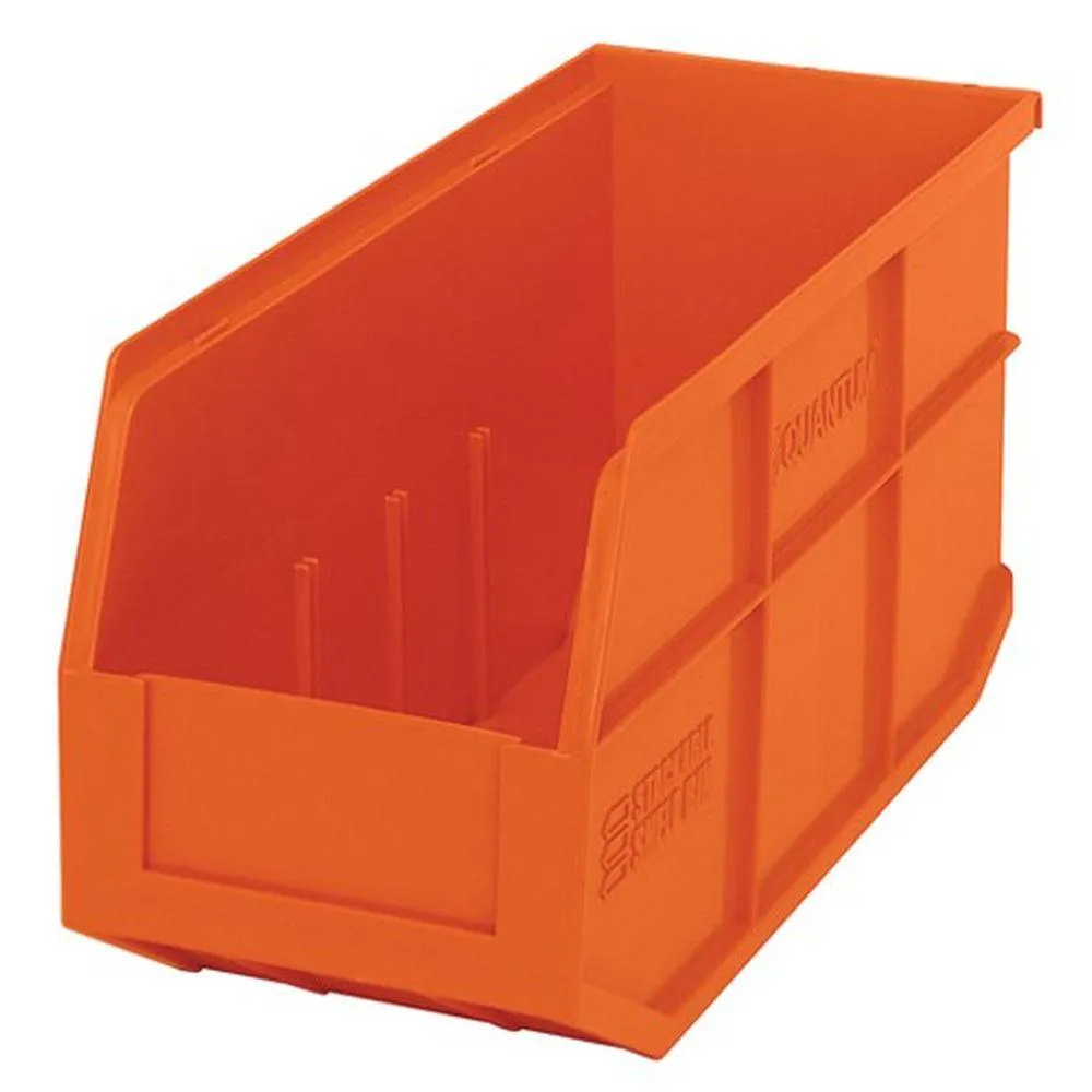 Stackable Shelf Bins 6"W x 14"L (6 Pack)
