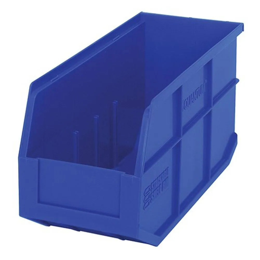 Stackable Shelf Bins 6"W x 14"L (6 Pack)