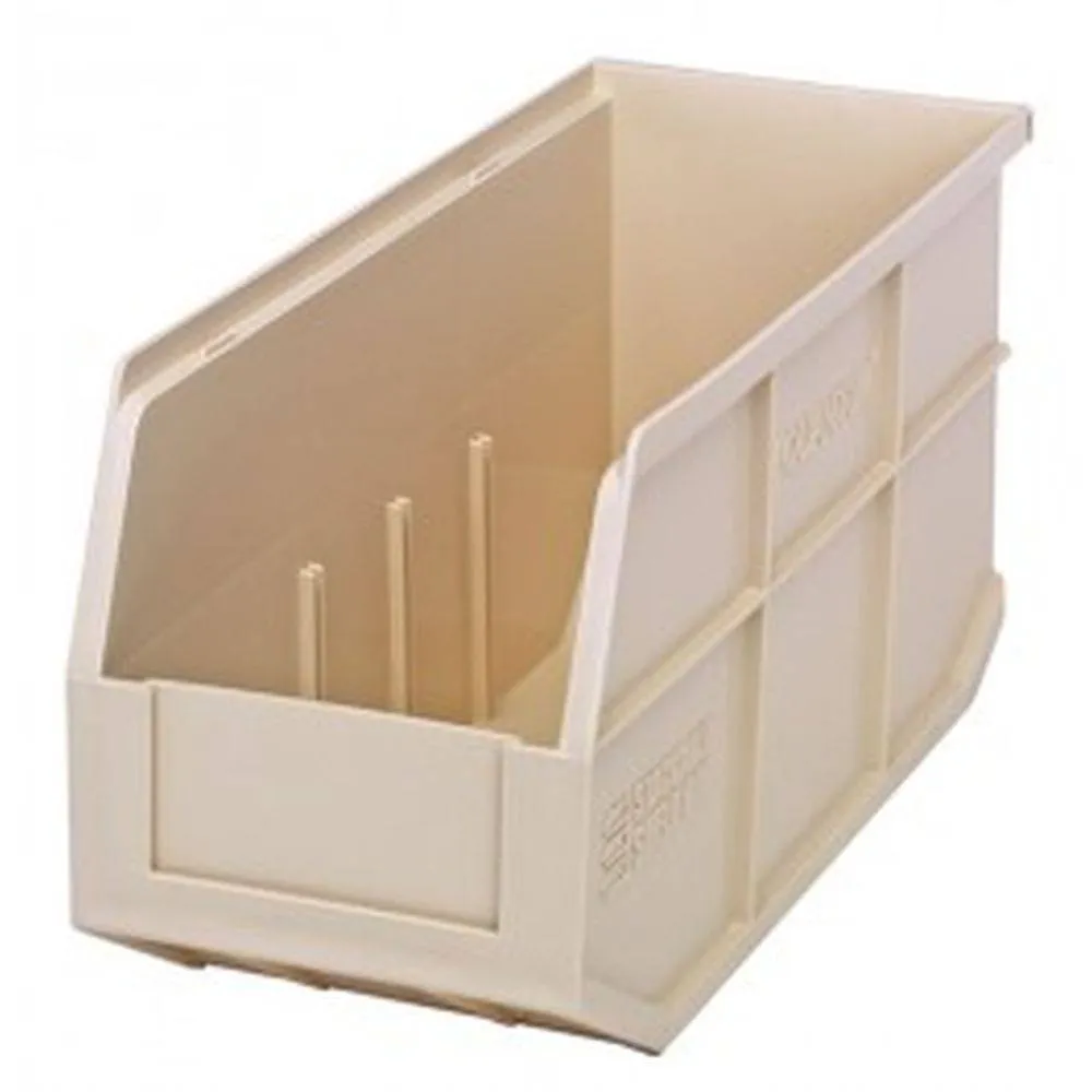 Stackable Shelf Bins 6"W x 14"L (6 Pack)