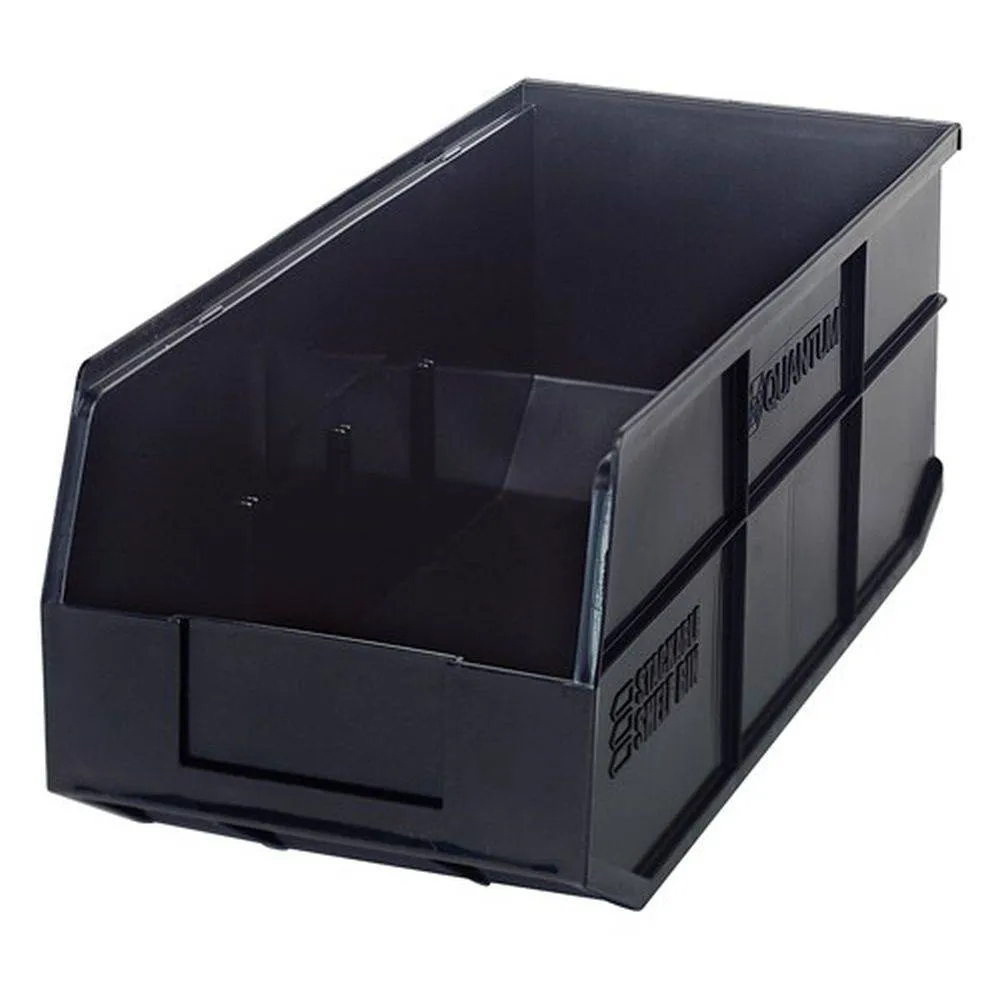 Stackable Shelf Bins 8-1/4"W x 18"L x 7"H (6 Pack)