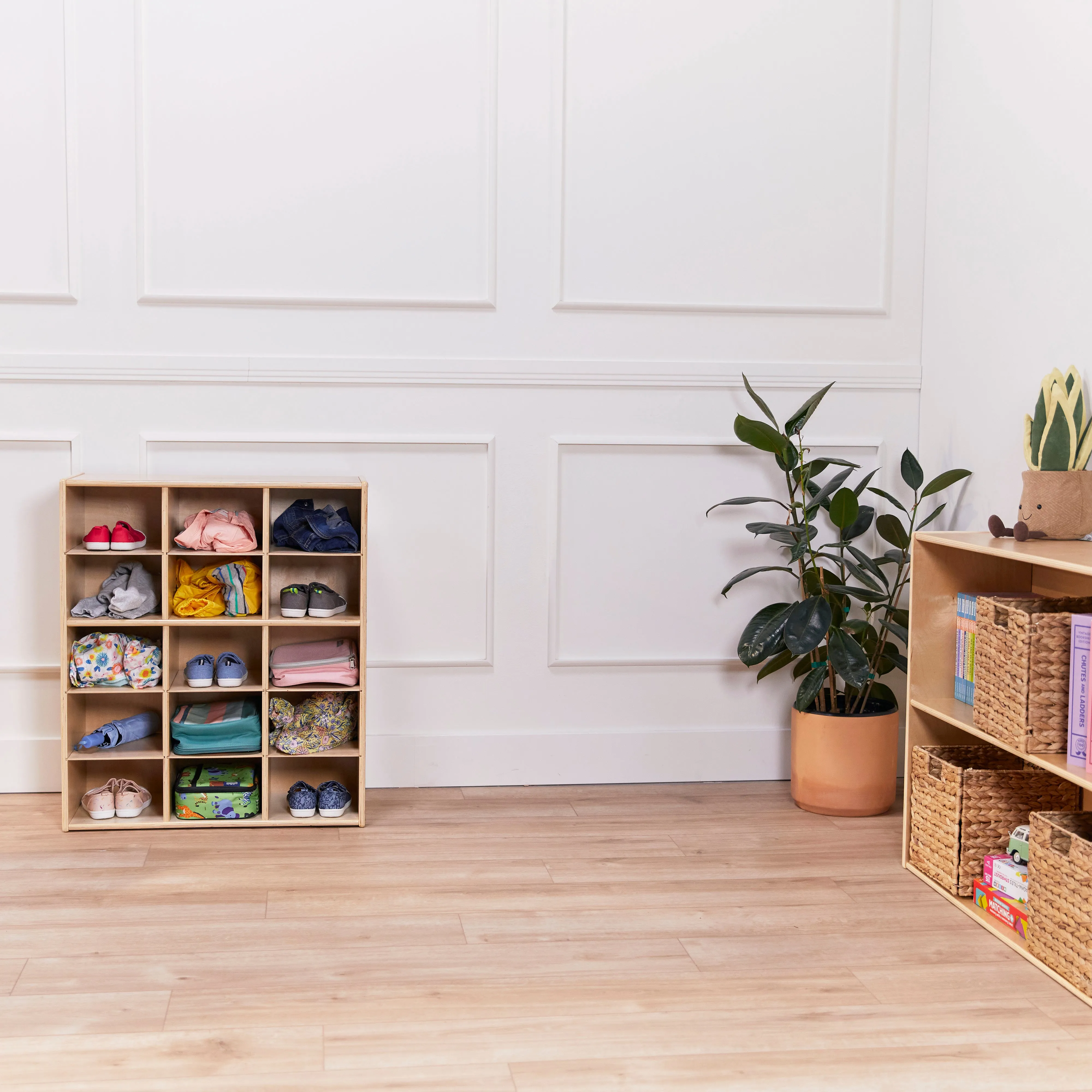 Streamline 15 Cubby Tray Storage Cabinet, 5x3, Classroom Furniture