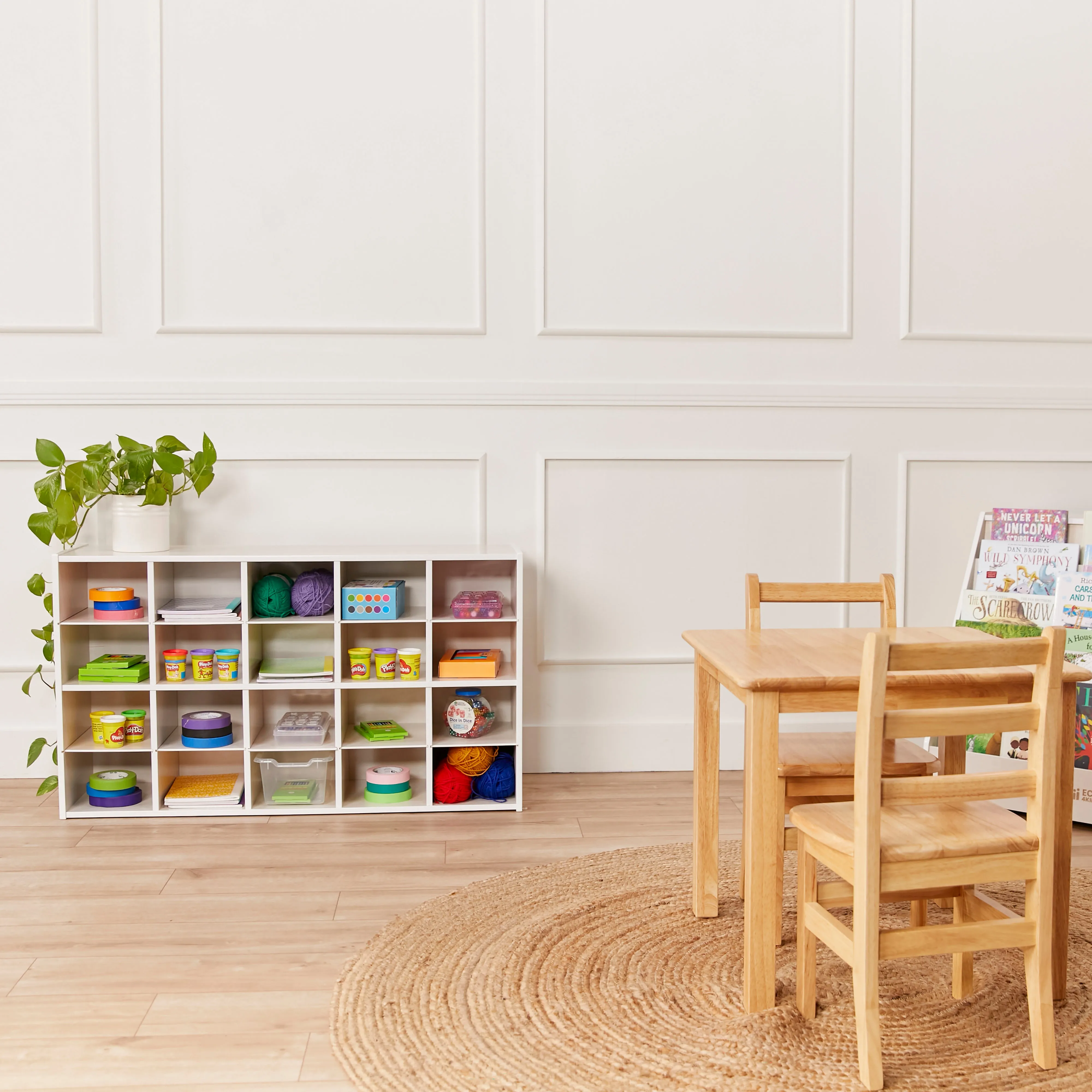 Streamline 20 Cubby Tray Storage Cabinet, 4x5