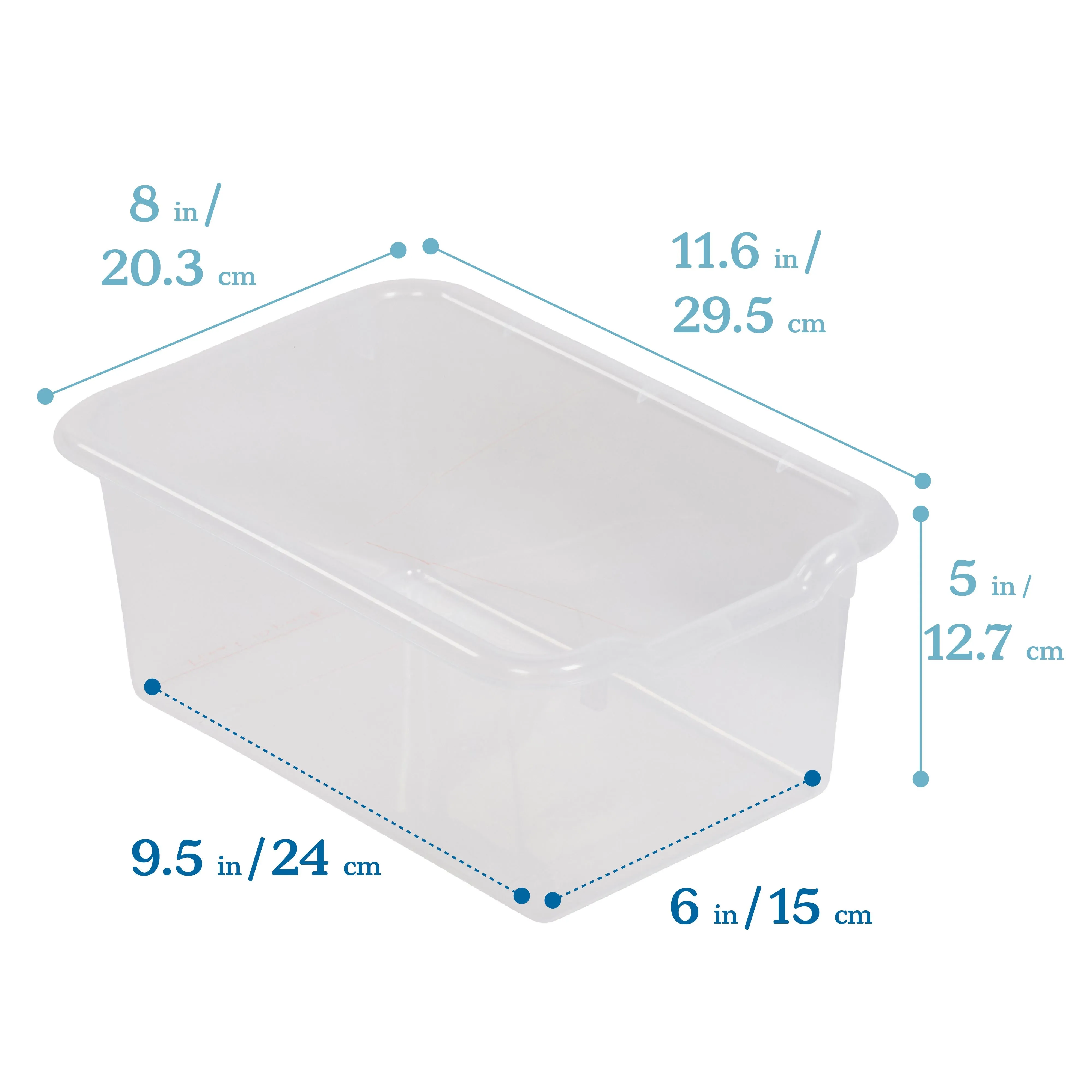 Streamline 20 Cubby Tray Storage Cabinet with Scoop Front Storage Bins, 4x5, Grey Wash