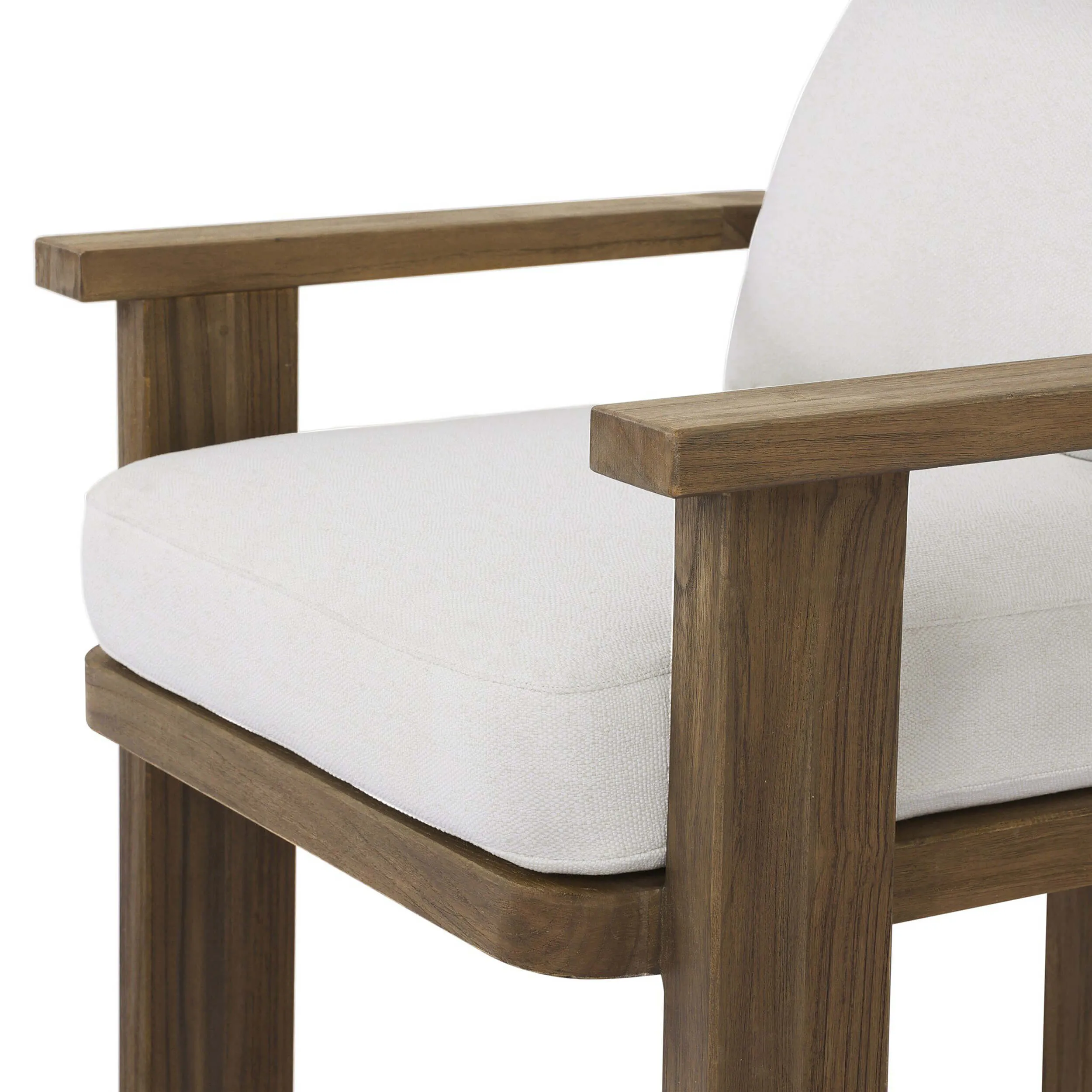 Tahana Outdoor Dining Arm Chair, Alessi Linen