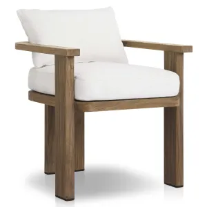 Tahana Outdoor Dining Arm Chair, Alessi Linen
