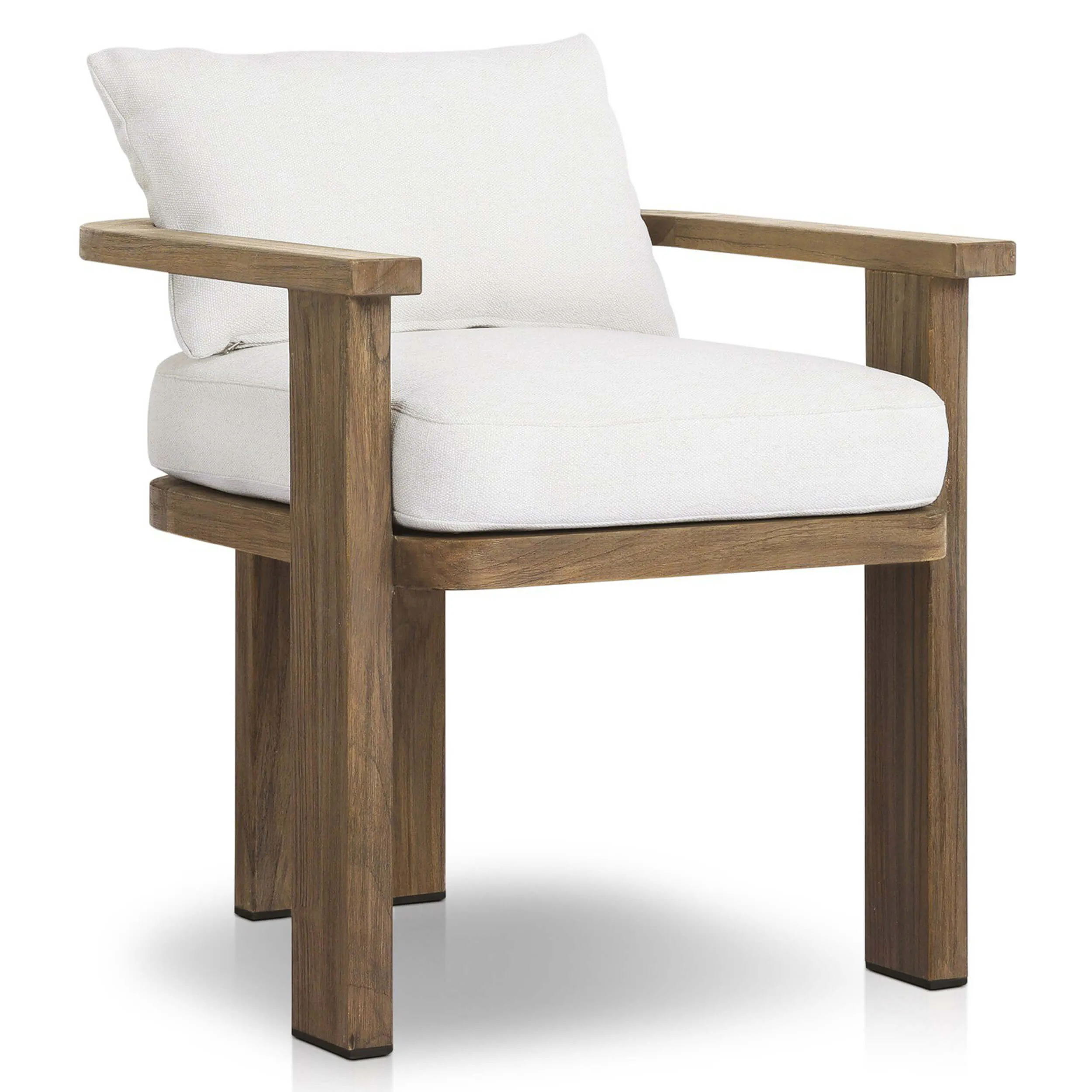 Tahana Outdoor Dining Arm Chair, Alessi Linen
