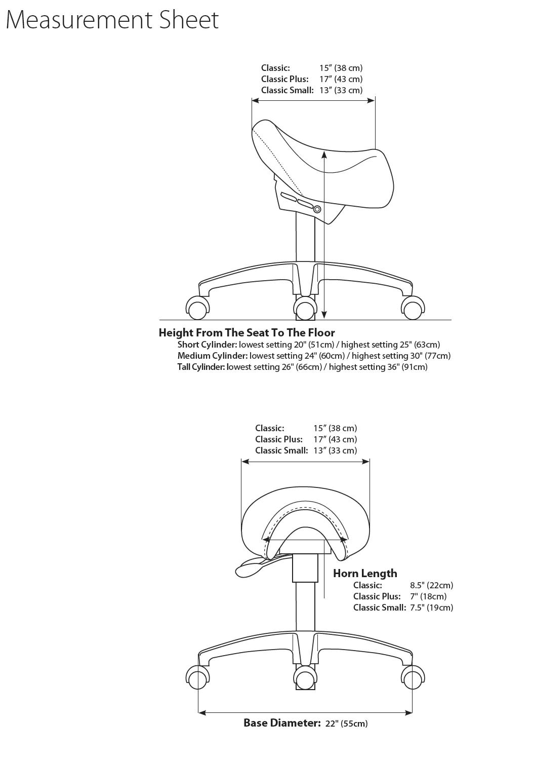 The Bambach – The Original Ergonomic Saddle Chair with Backrest