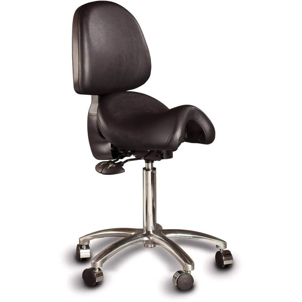 The Bambach – The Original Ergonomic Saddle Chair with Backrest