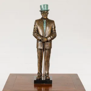 Top Hat Man Tabletop Statue