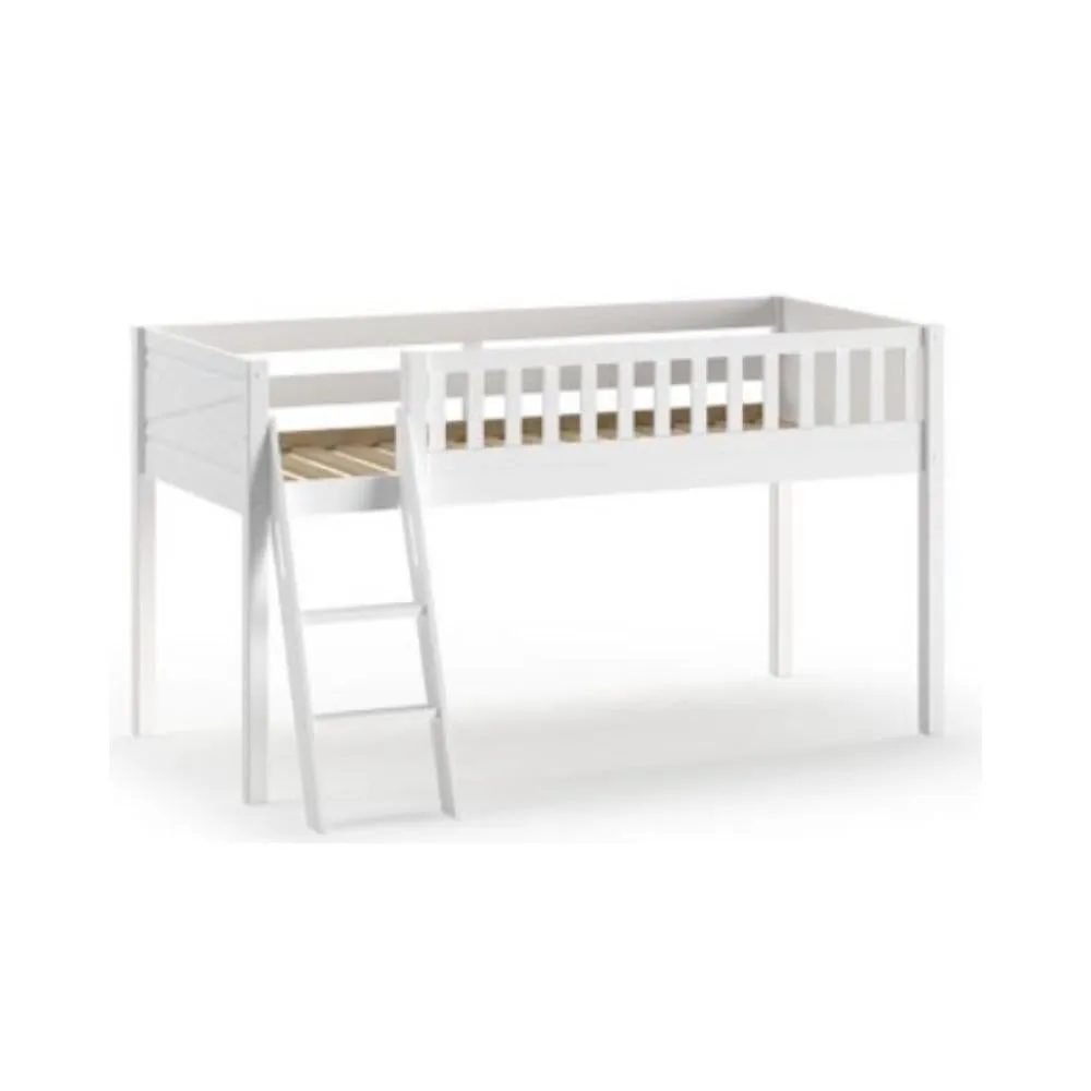 Vipack - Scott Mid Sleeper with Desk, Library and Chest of 4 Drawers