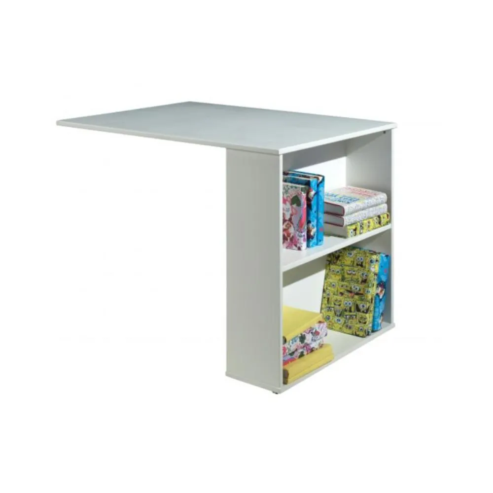 Vipack - Scott Mid Sleeper with Desk, Library and Chest of 4 Drawers