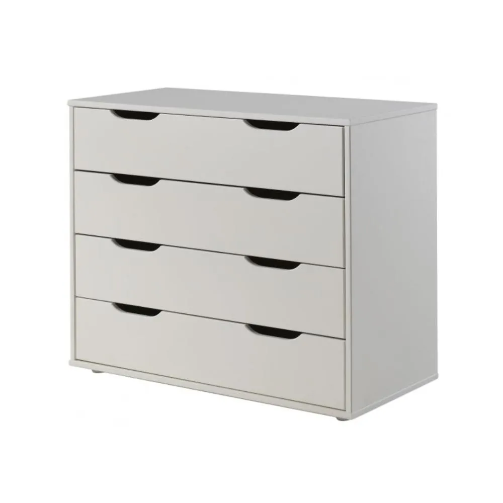 Vipack - Scott Mid Sleeper with Desk, Library and Chest of 4 Drawers