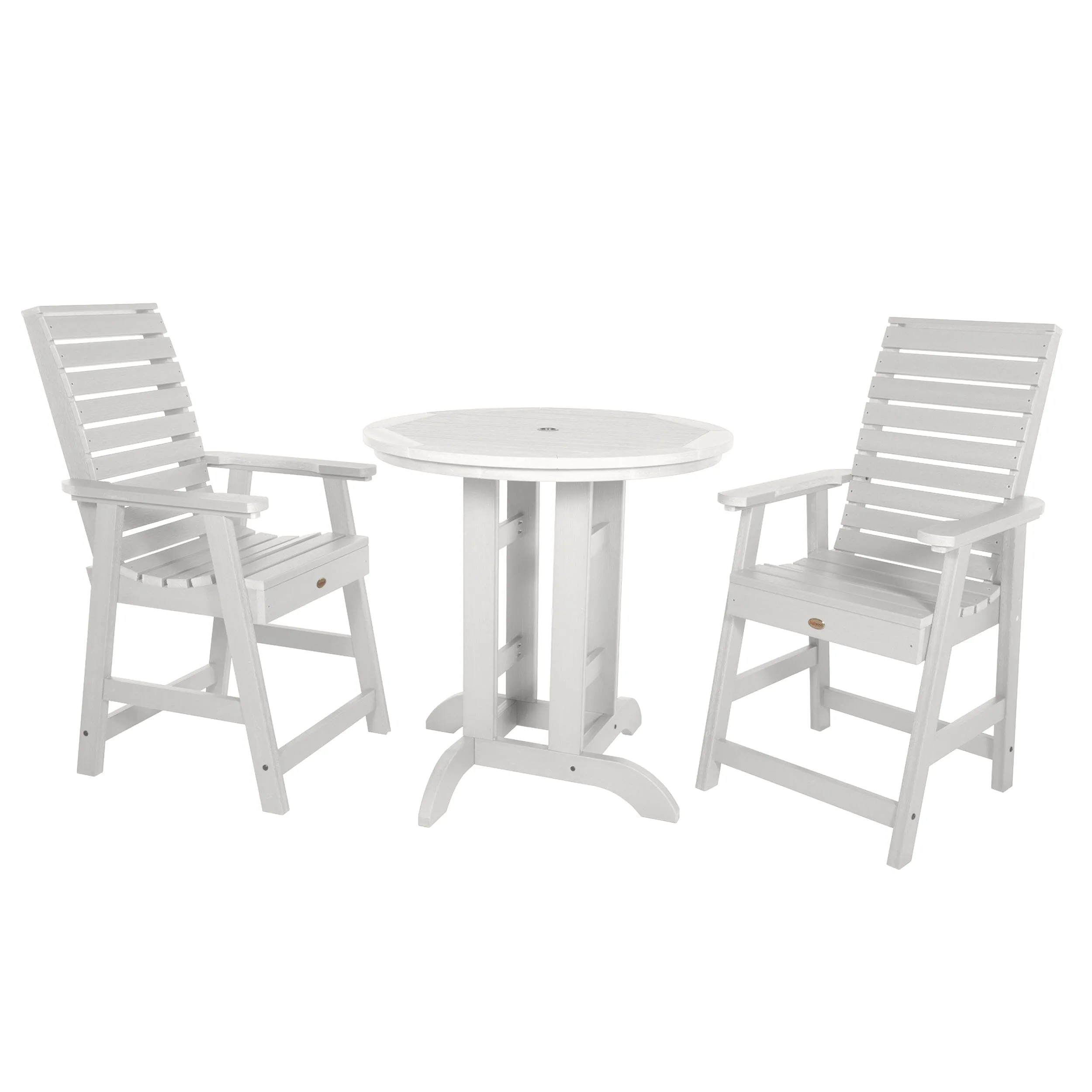 Weatherly 3pc 36in Round Dining Set - Counter Height